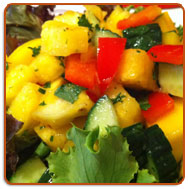 Pineapple and Mango Salad